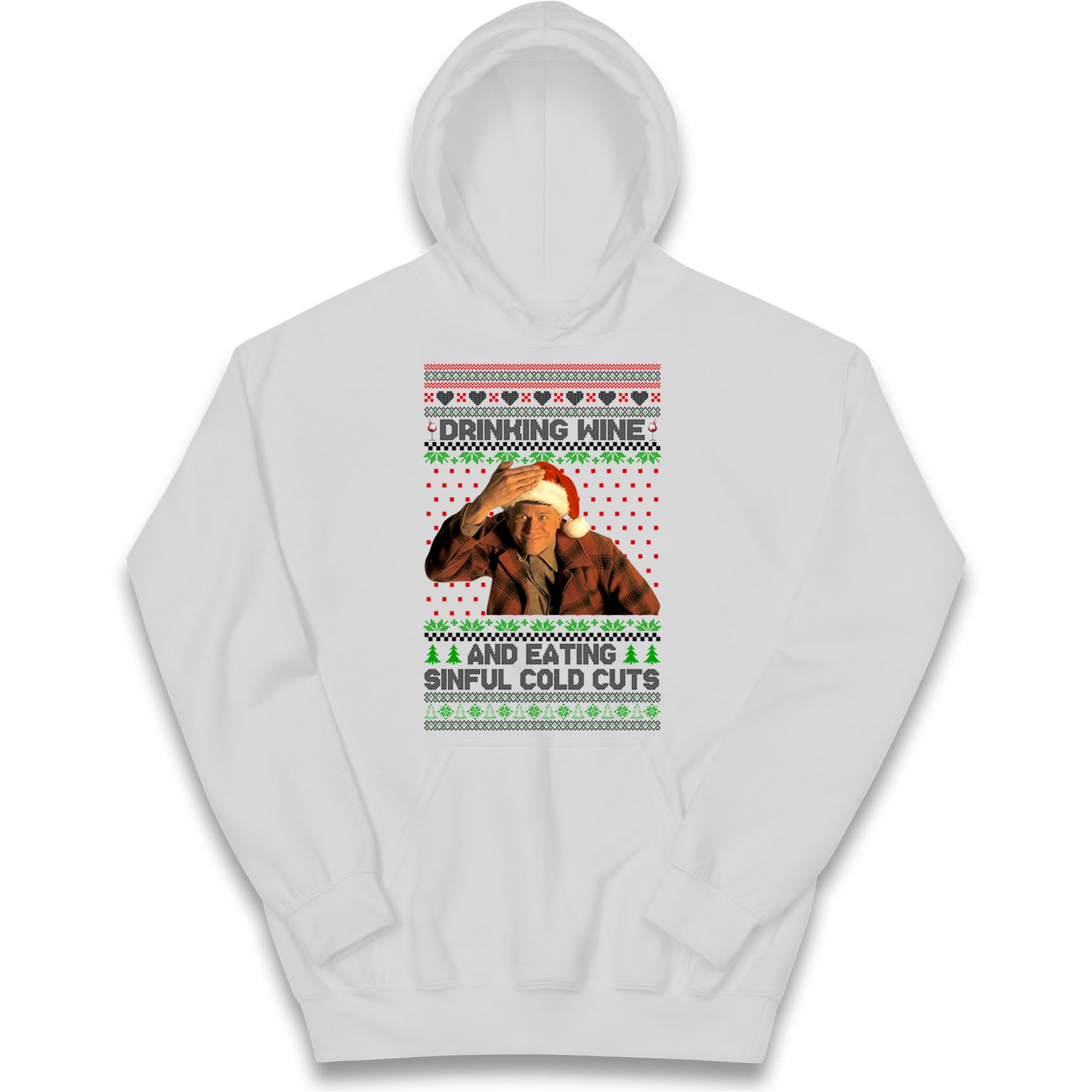 Ed Gein Wine Christmas Kids Hoodie