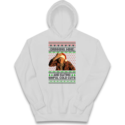 Ed Gein Wine Christmas Kids Hoodie