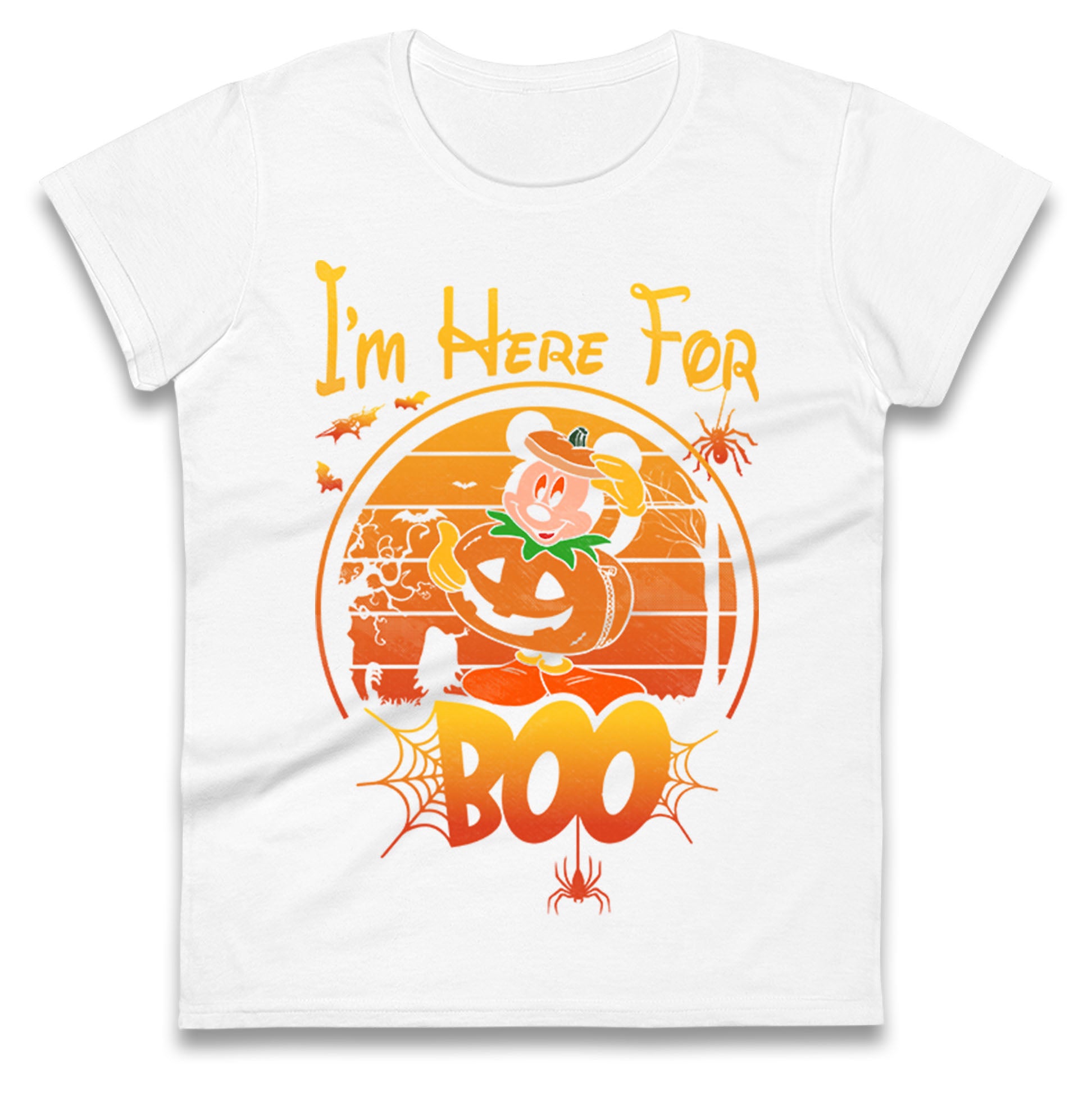 Mickey Mouse Im Here For Boo Halloween t shirt
