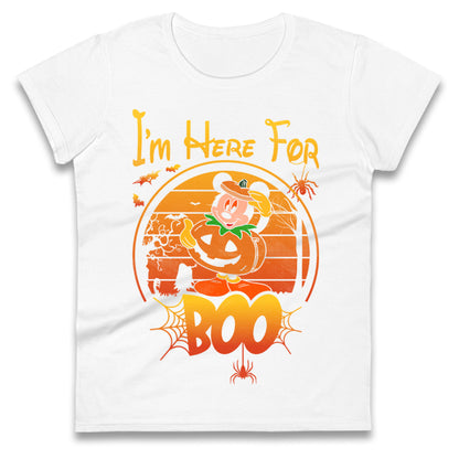 Mickey Mouse Im Here For Boo Halloween t shirt
