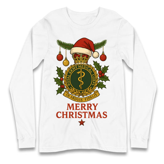 Royal Army Medical Corps Christmas Longsleeve T Shirt