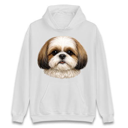 Shih Tzu Face Hoodie