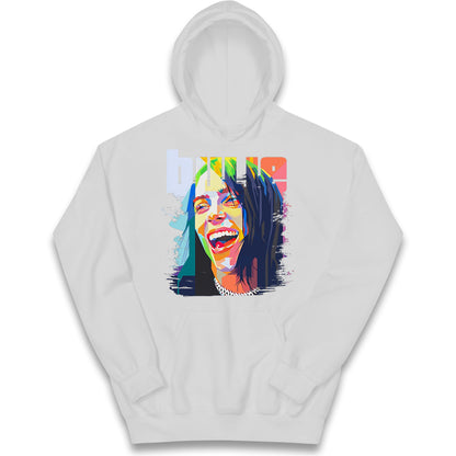 Billie Eilish Painting Kids Hoodie