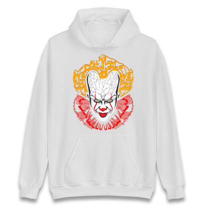 Pennywise Scary Clown Halloween Hoodie
