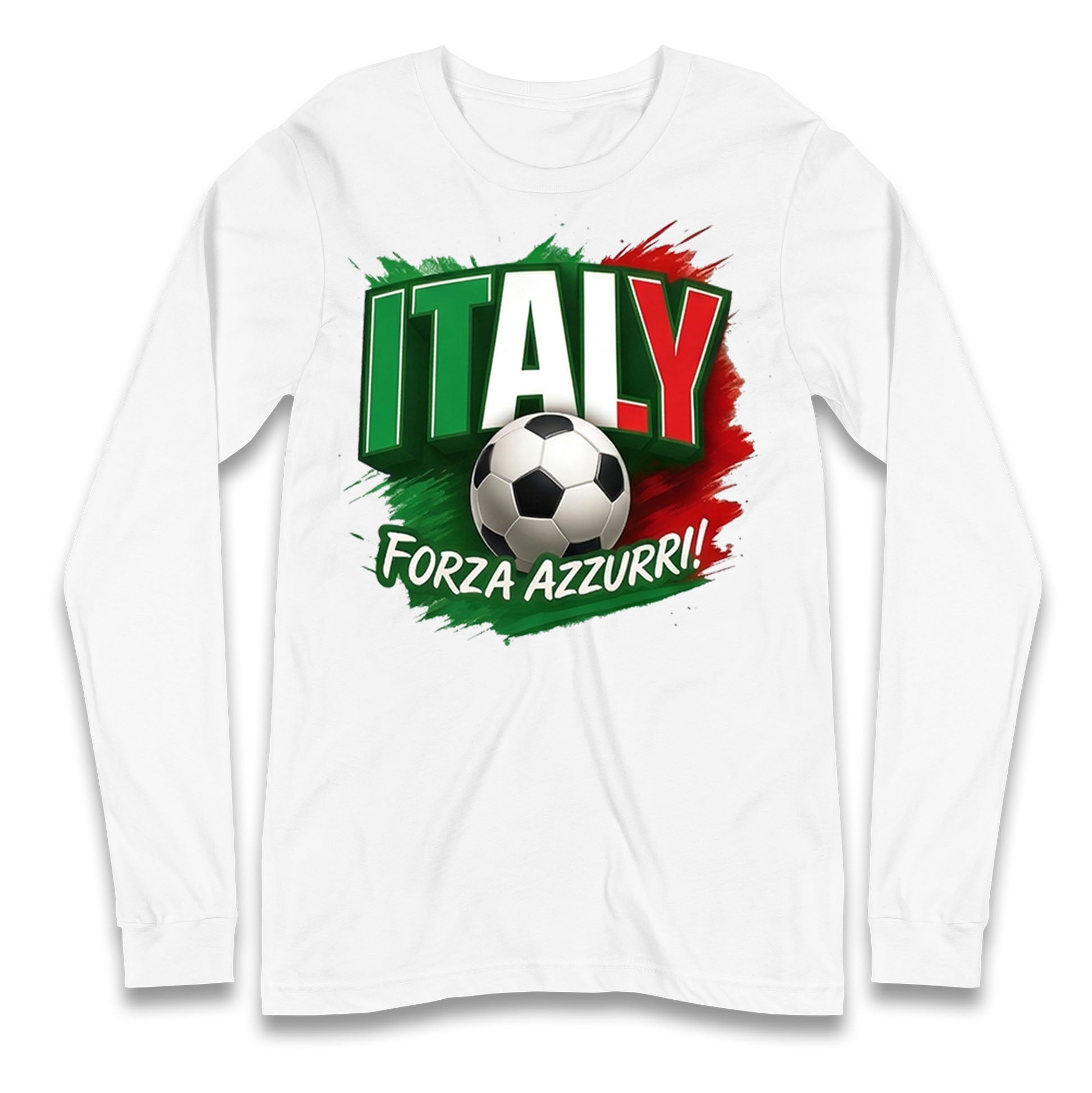 Italy Retro World Cup Longsleeve T Shirt 