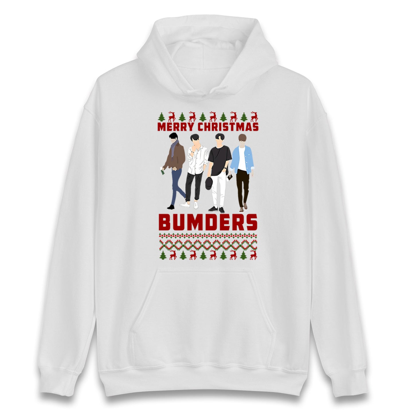 Merry Christmas Bumders The Inbetweeners Unisex Hoodie