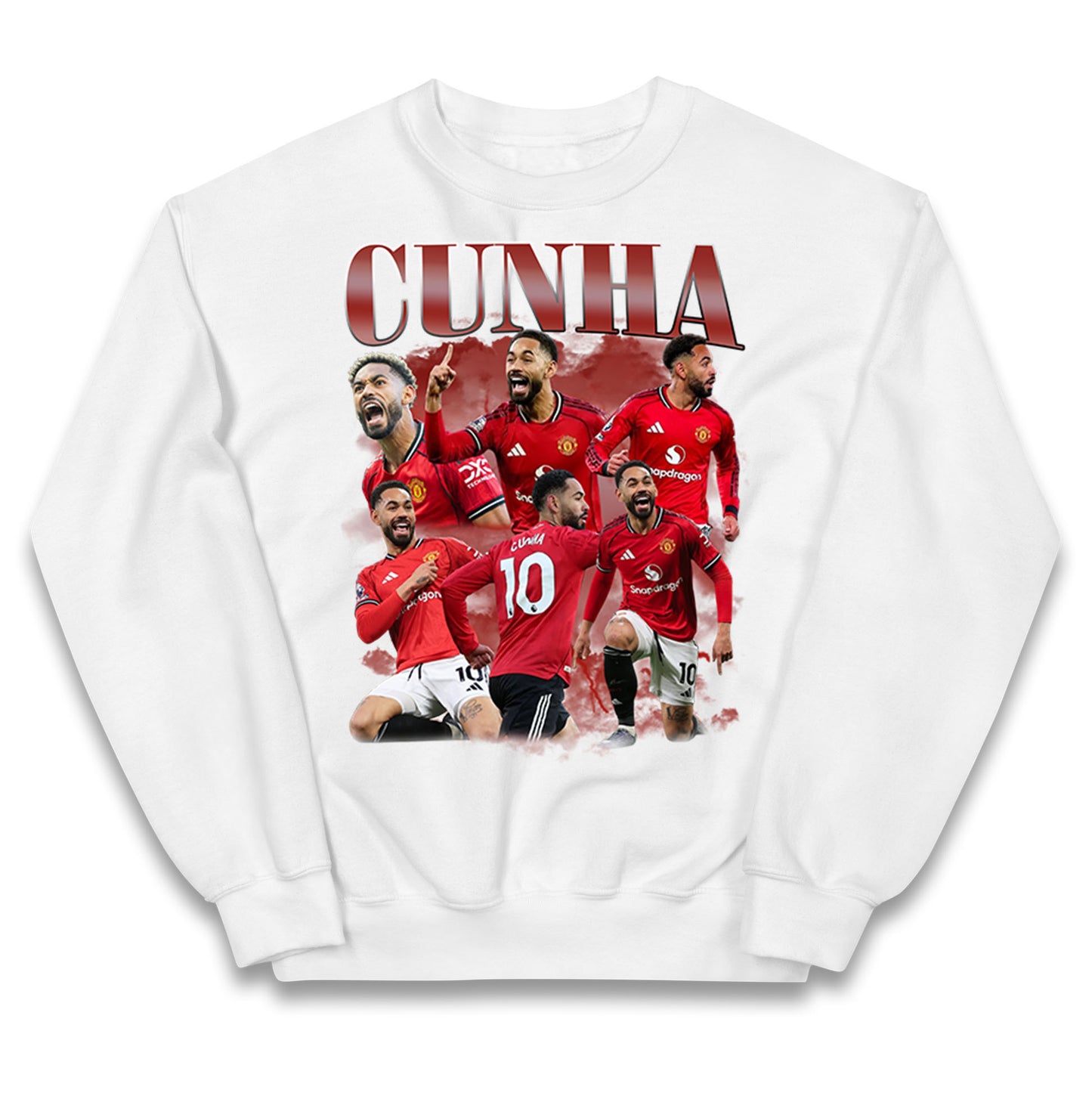 Matheus Cunha Manchester United Kids Jumper