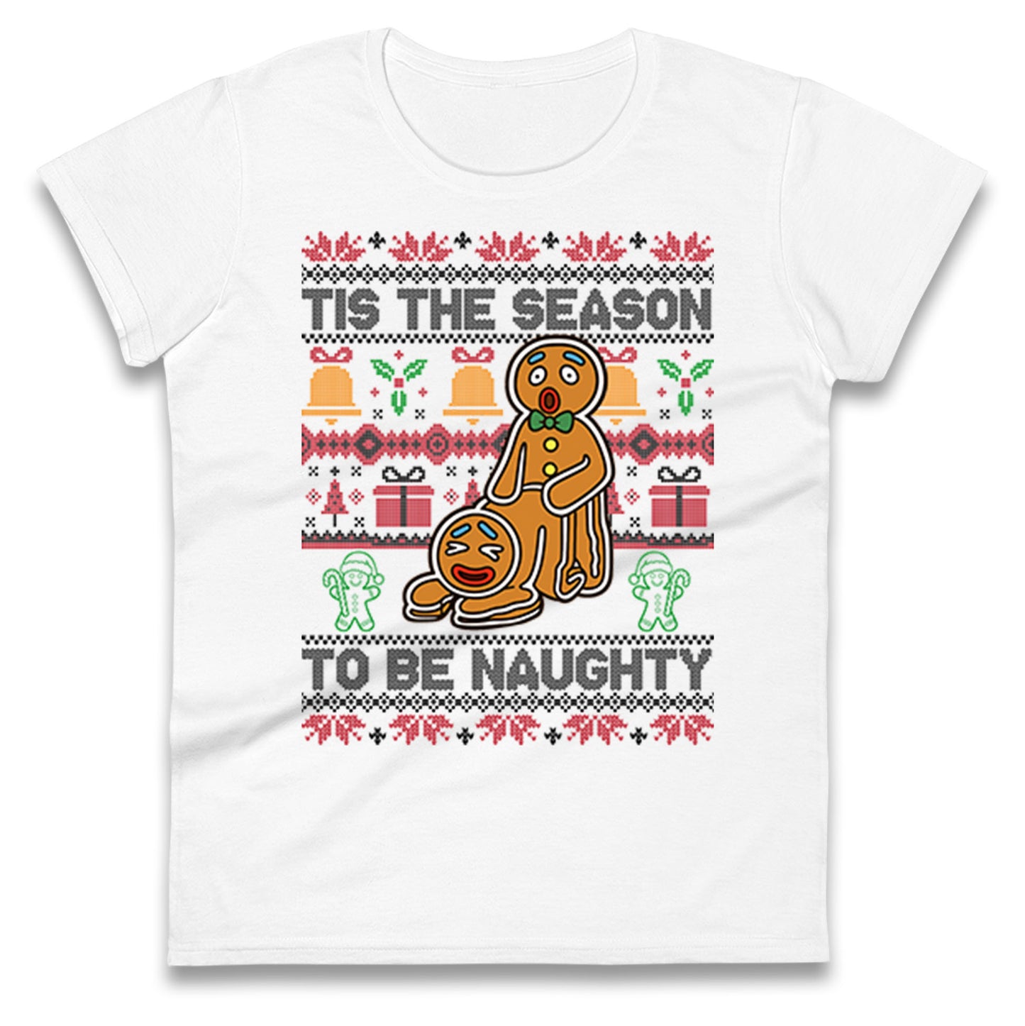 Ginger Bread Man Ladies T Shirt