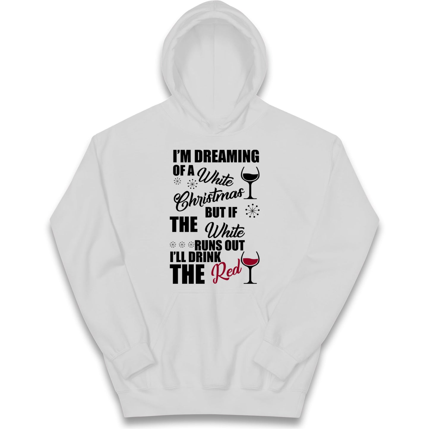 Wine Christmas Kids Hoodie