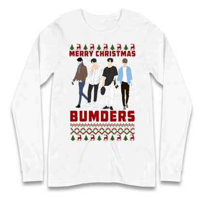Merry Christmas Bumders The Inbetweeners Long Sleeve T Shirt