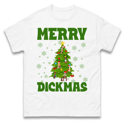 Merry Dickmas Funny Christmas T Shirt