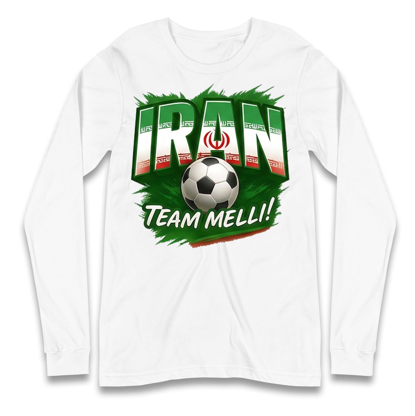 Iran Retro World Cup Longsleeve T Shirt