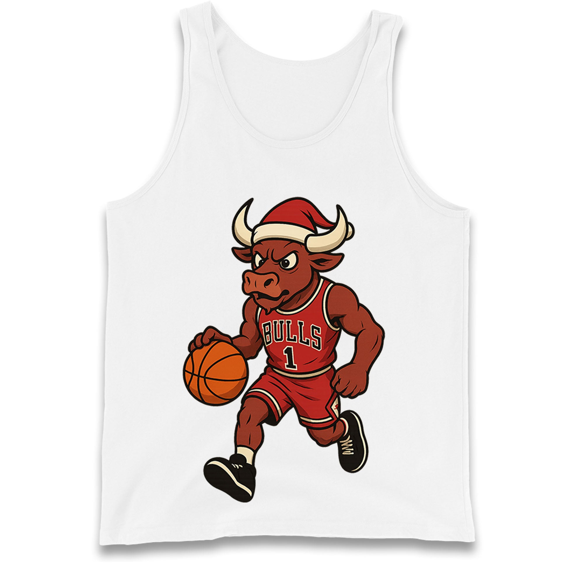 Chicago Bulls Christmas Tank Top