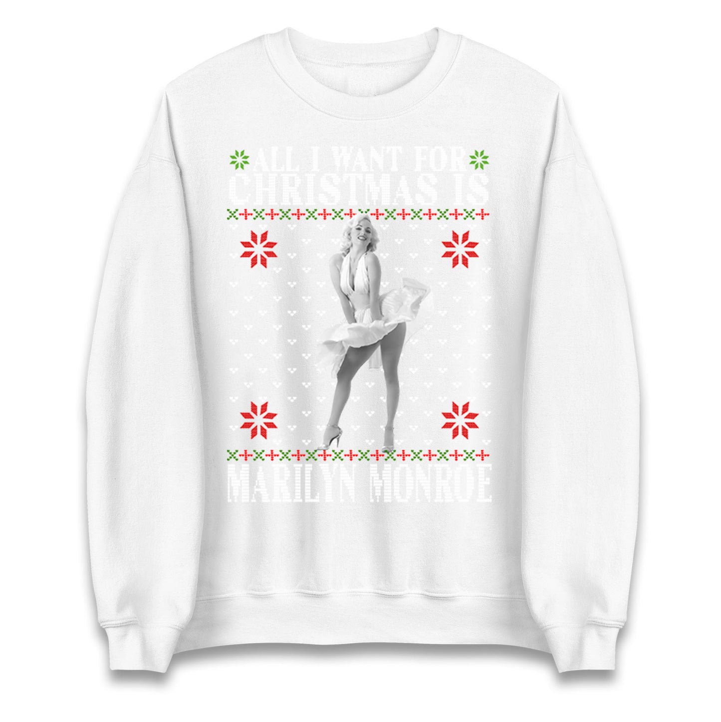 marilyn monroe christmas sweatshirt