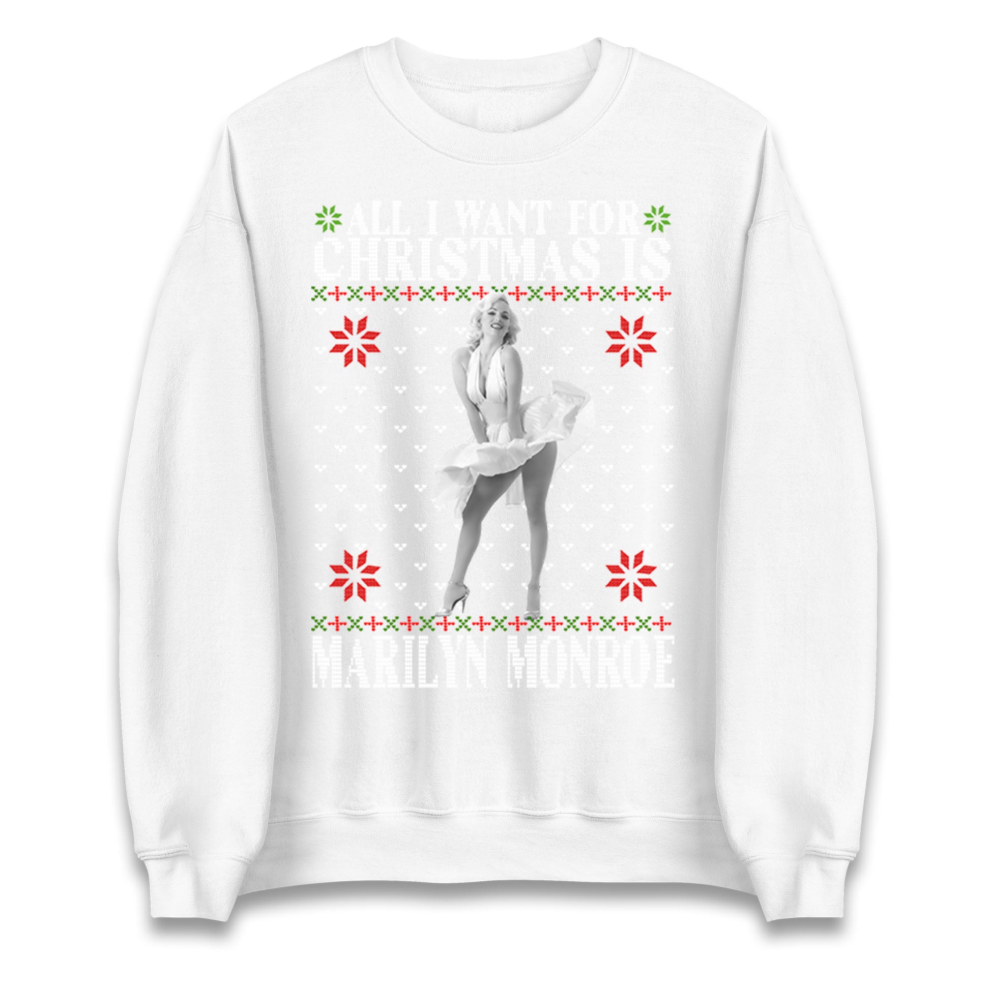 marilyn monroe christmas sweatshirt