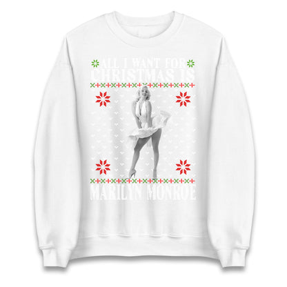 marilyn monroe christmas sweatshirt