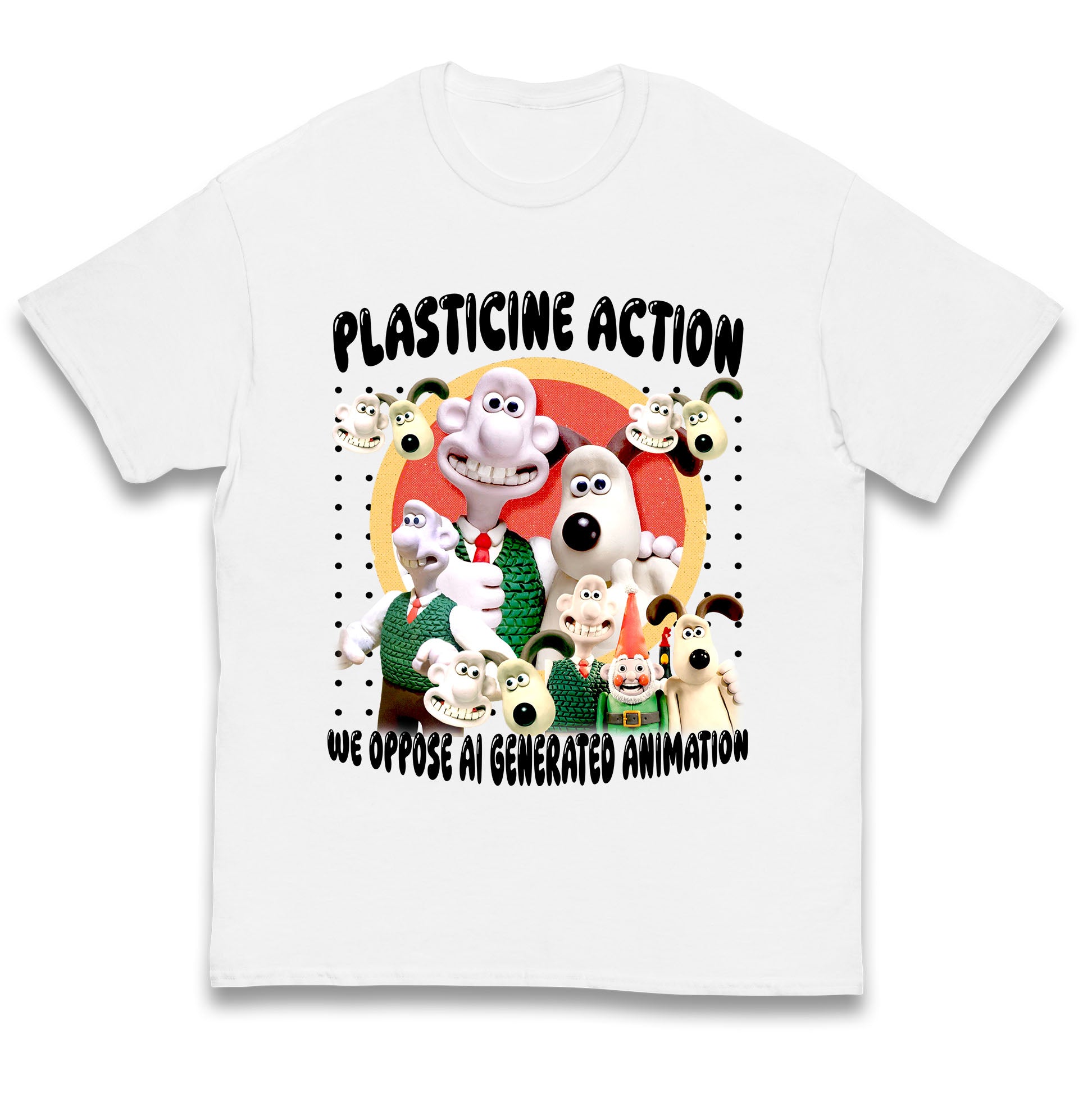 Plasticine Action Figure Kids T Shirt