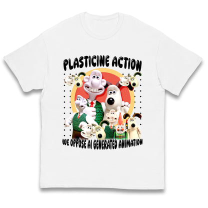 Plasticine Action Figure Kids T Shirt