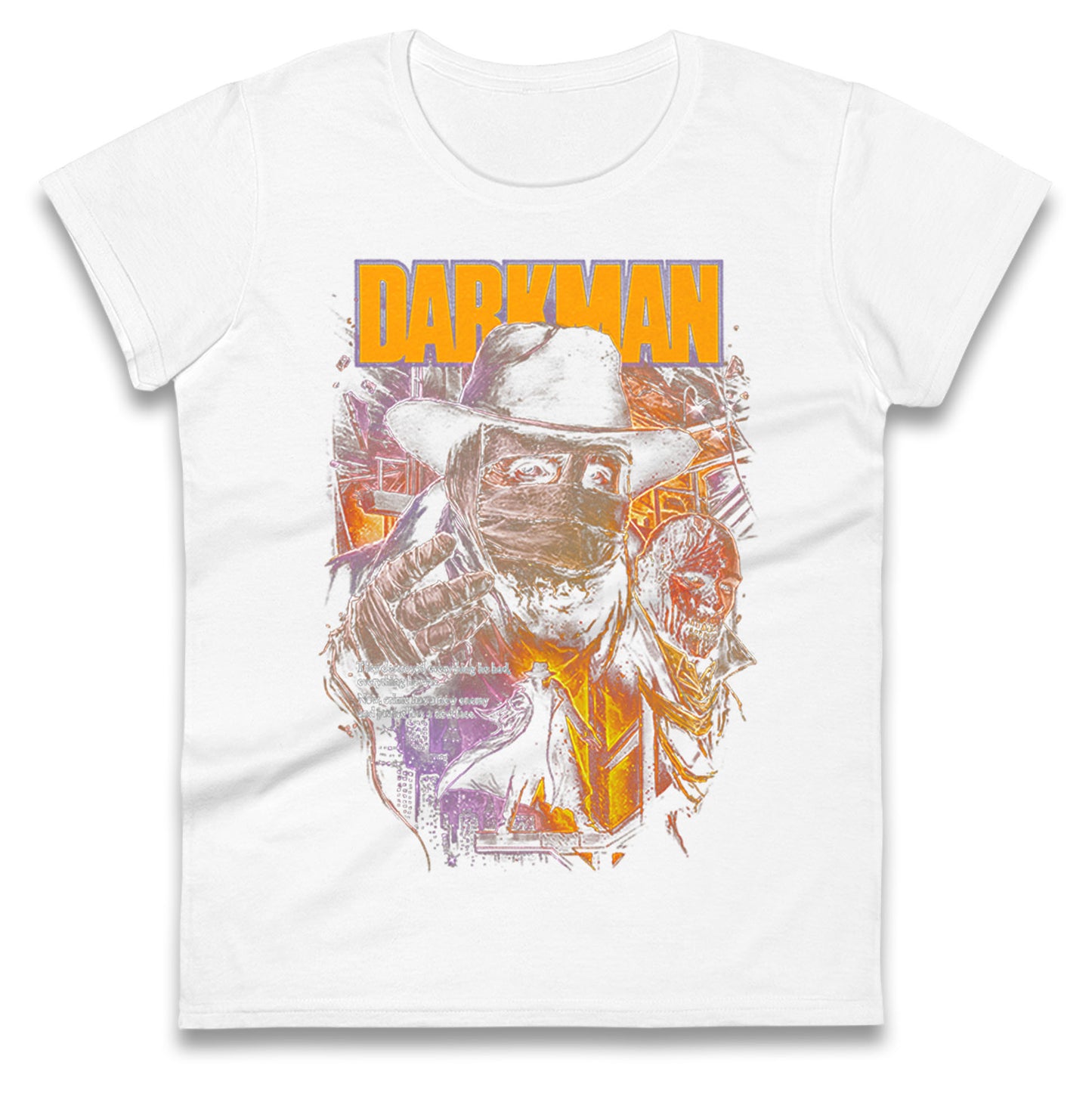 Darkman Face Ladies T Shirt