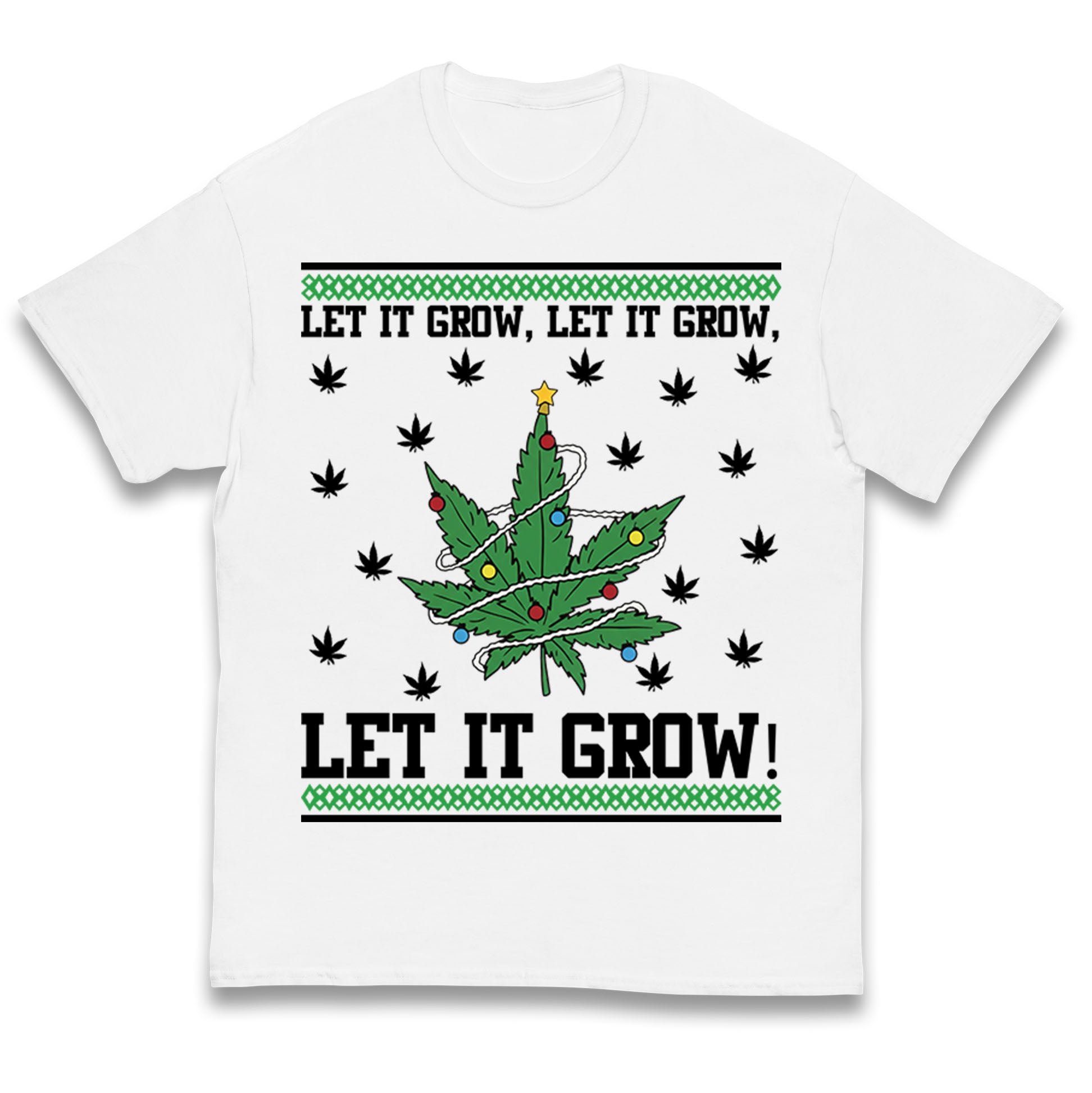 Cannabis Christmas Kids T Shirt