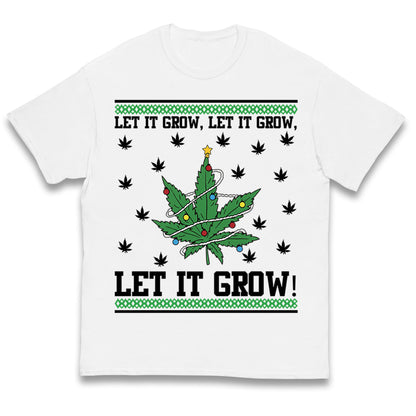 Cannabis Christmas Kids T Shirt