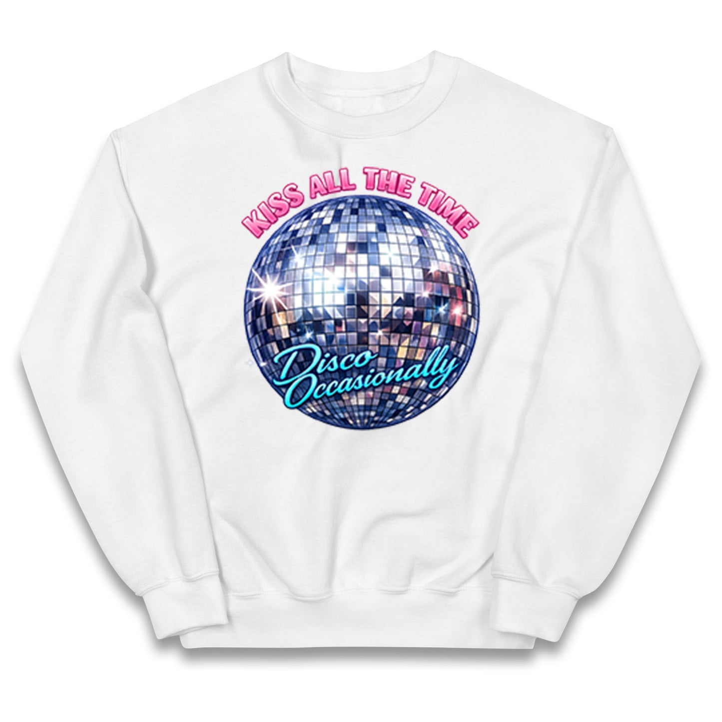 Kiss All The Time Disco Occasionally Kids Jumper