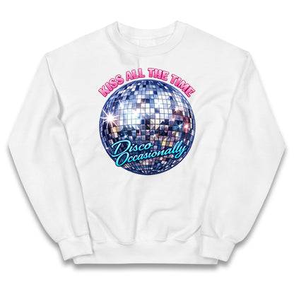 Kiss All The Time Disco Occasionally Kids Jumper