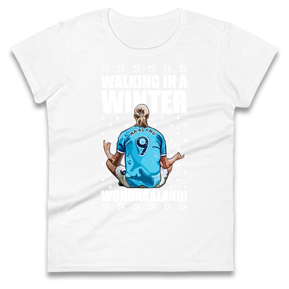 erling haaland christmas womens t shirt