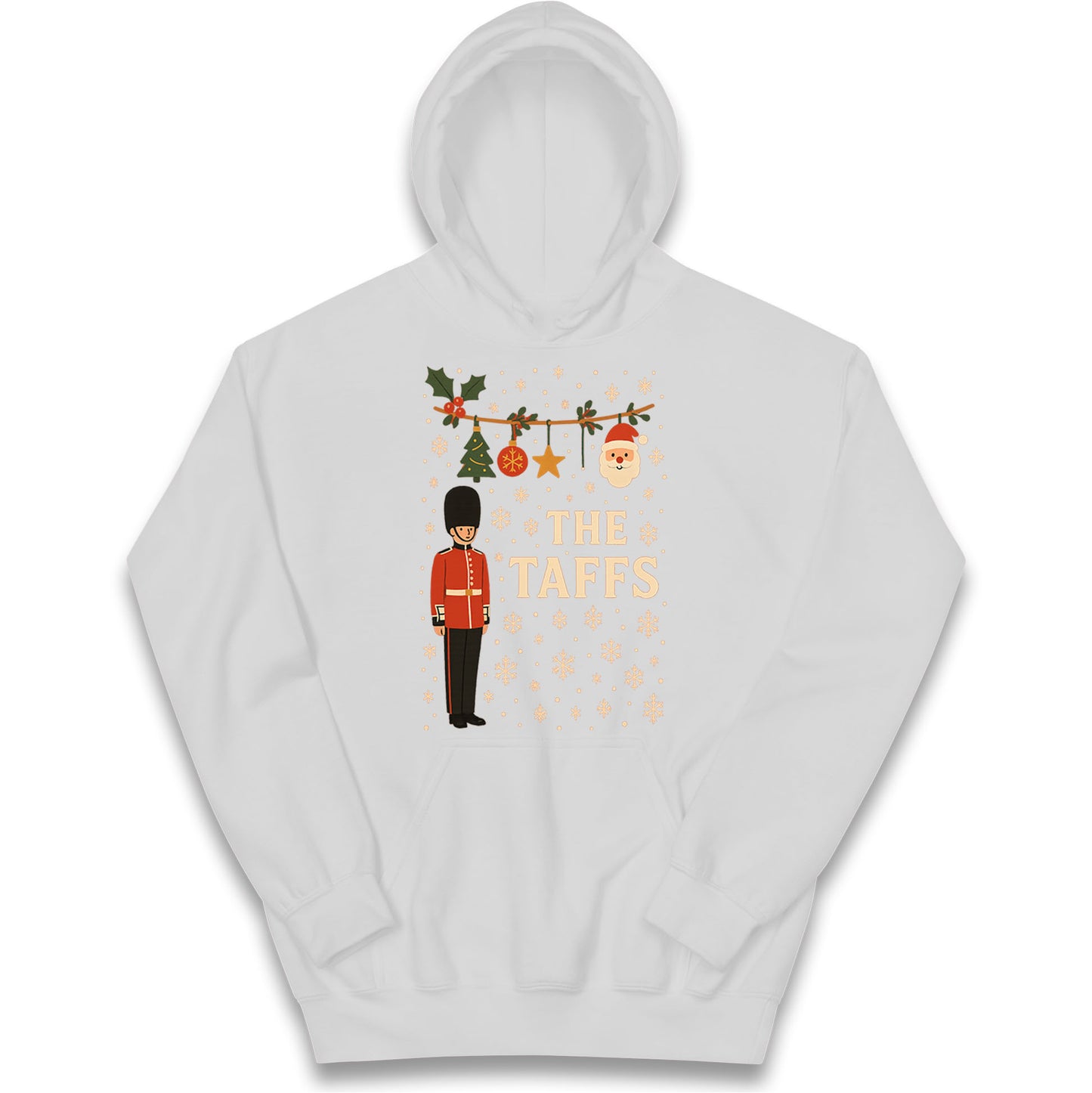 The Taffs Welsh Guards Christmas Kids Hoodie