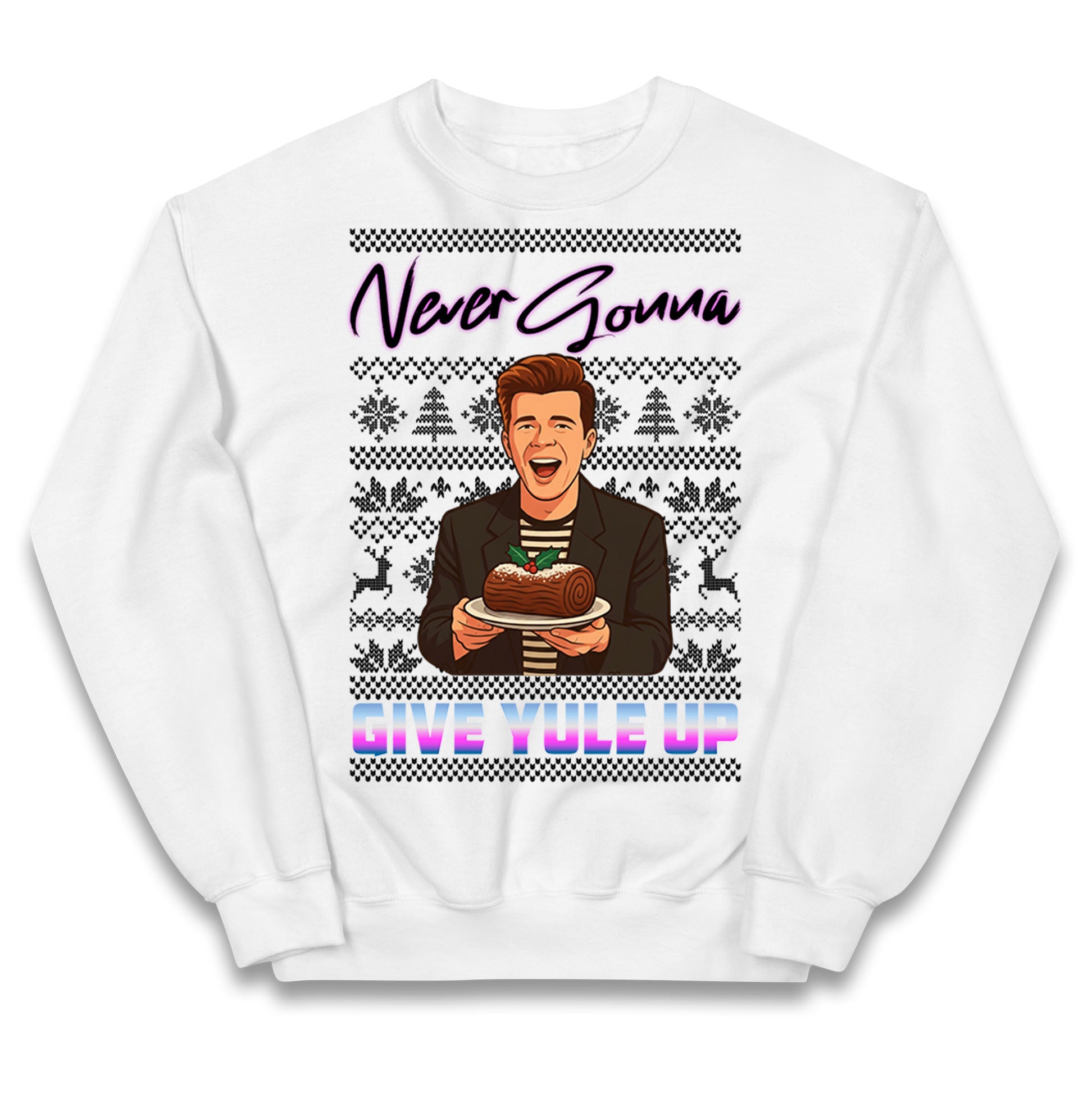 Rick Astley Christmas Kids Jumper
