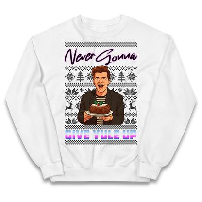 Rick Astley Christmas Kids Jumper