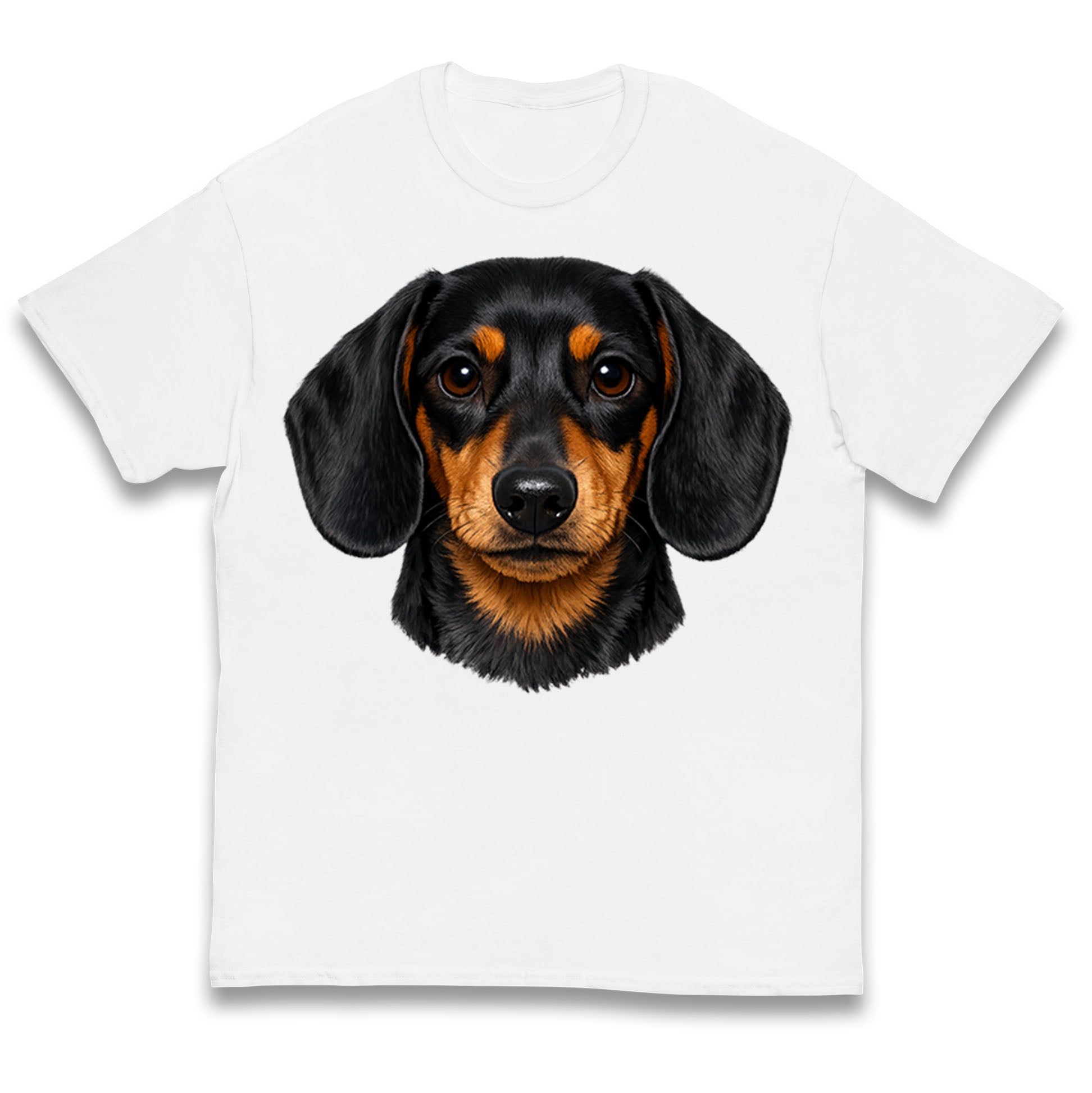 Dachshund Dog Face Kids T Shirt
