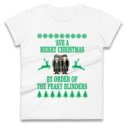 Peaky Blinders Christmas Ladies T Shirt