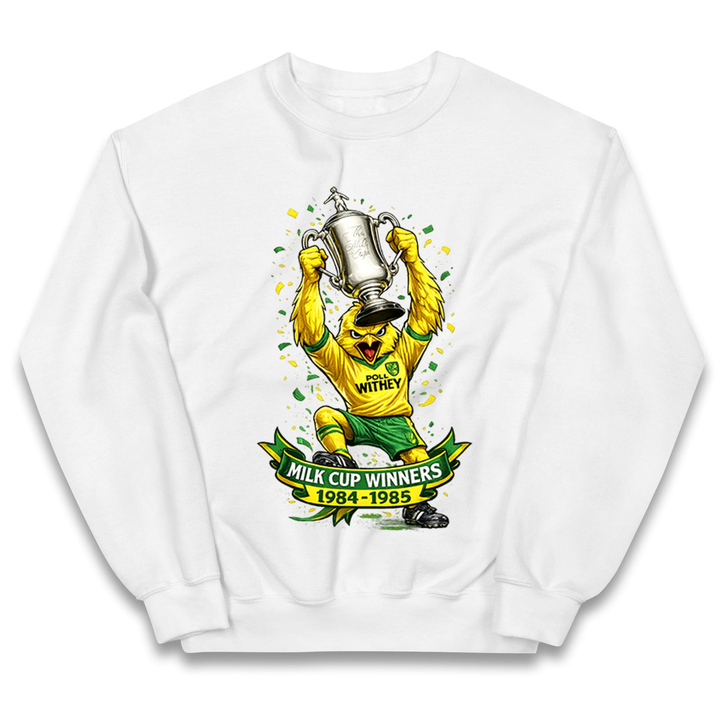 Norwich City Milk Cup Winners Kids Jumper