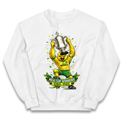 Norwich City Milk Cup Winners Kids Jumper