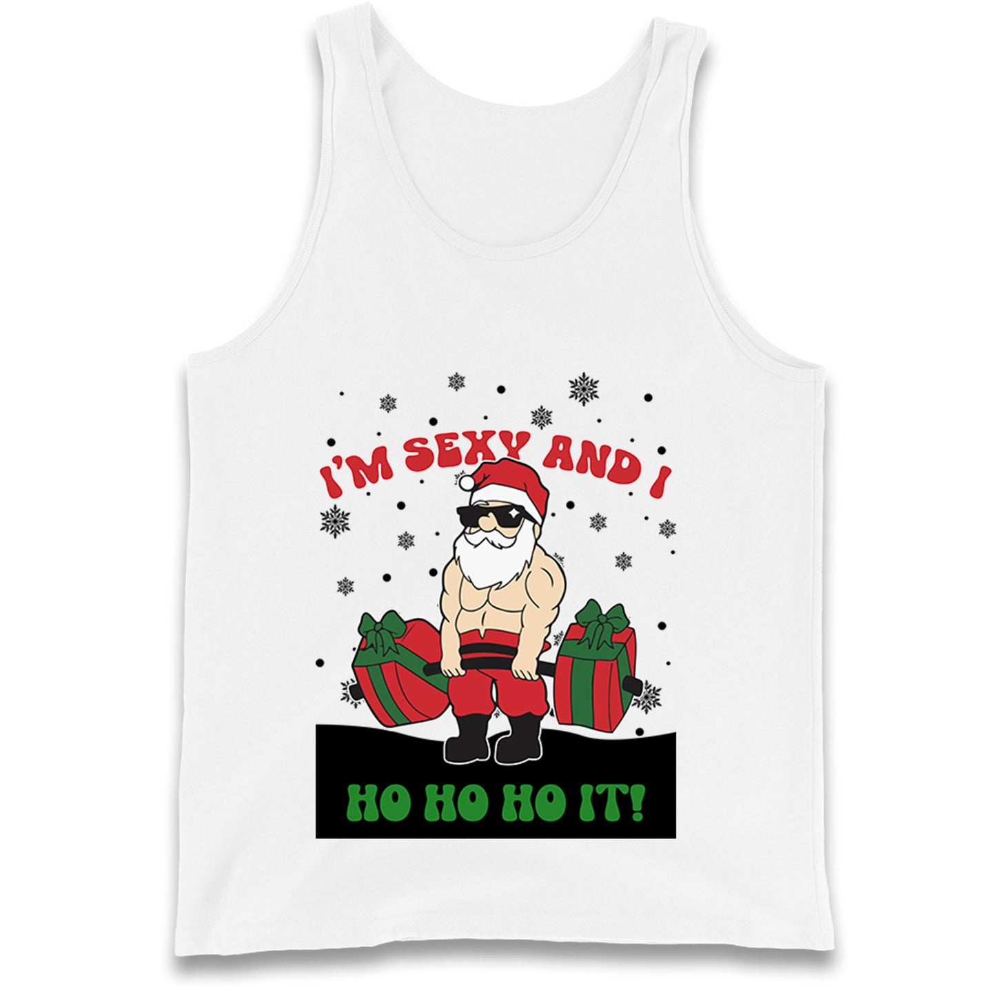 Santa Claus Ho Ho Ho Tank Top