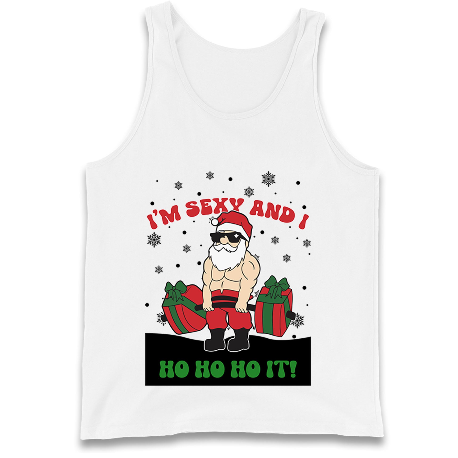 Santa Claus Ho Ho Ho Tank Top
