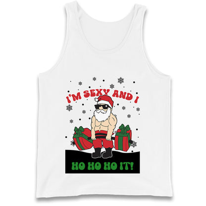 Santa Claus Ho Ho Ho Tank Top