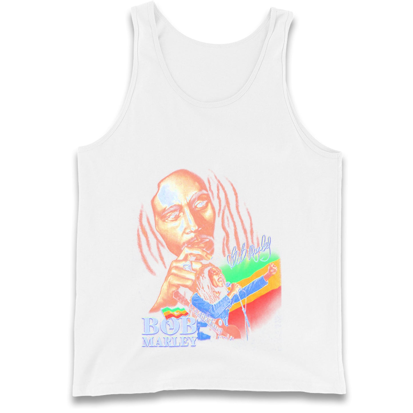 Bob Marley Iron Like A Lion Tank Top