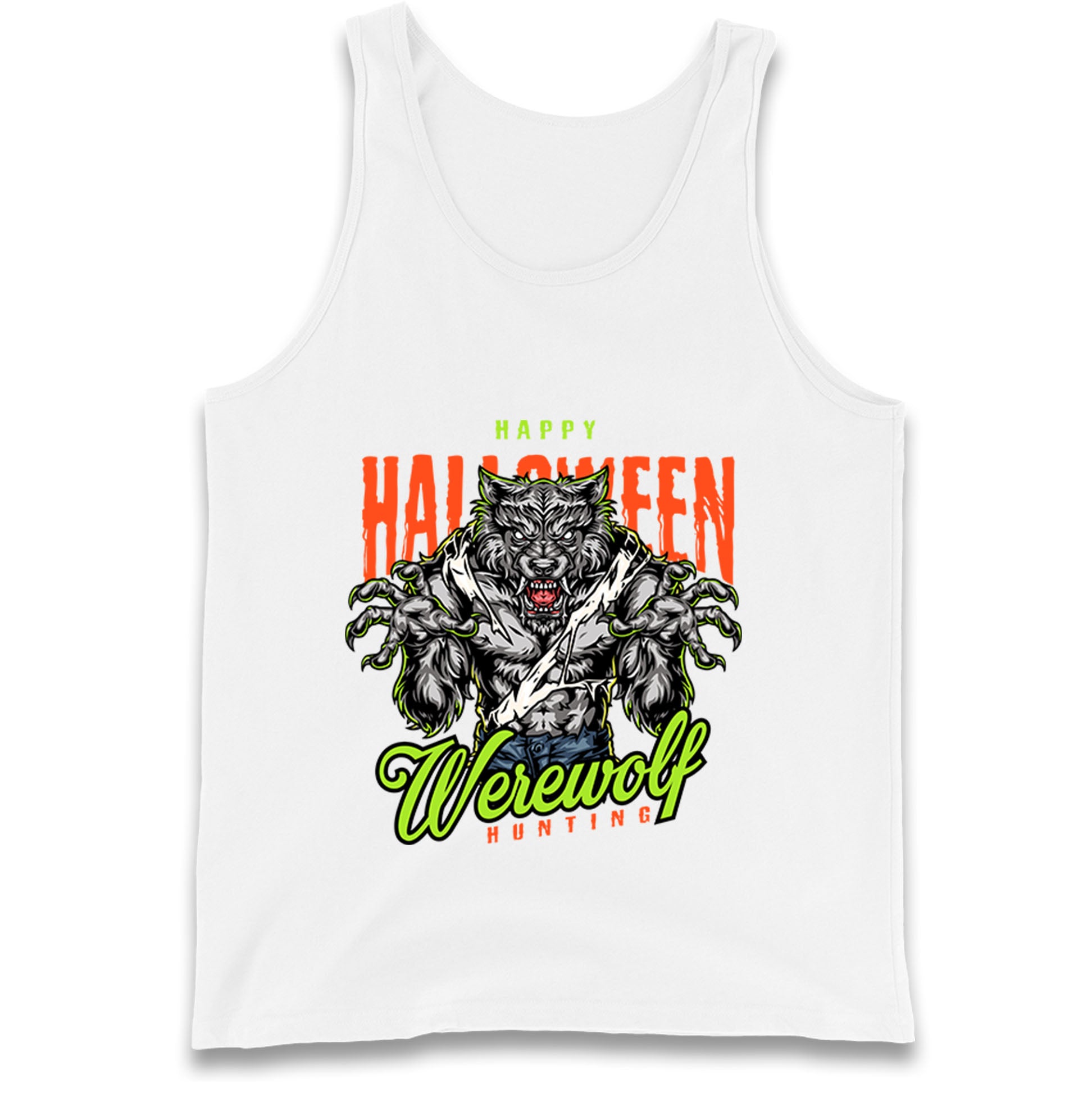 Halloween Werewolf Tank Top