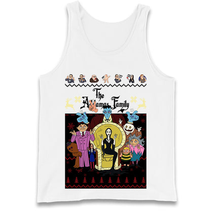 Scary Addams Christmas Tank Top