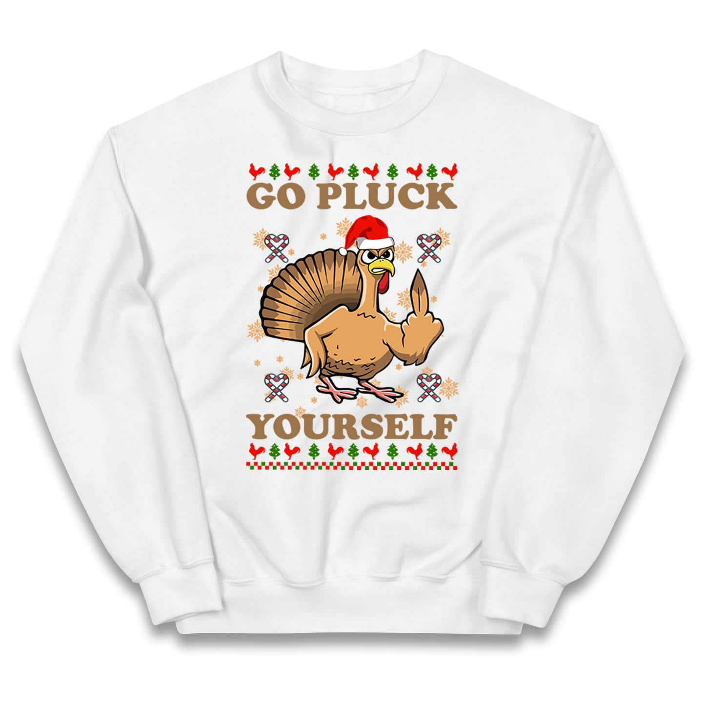 Christmas Go Pluck Yourself Funny Jumper