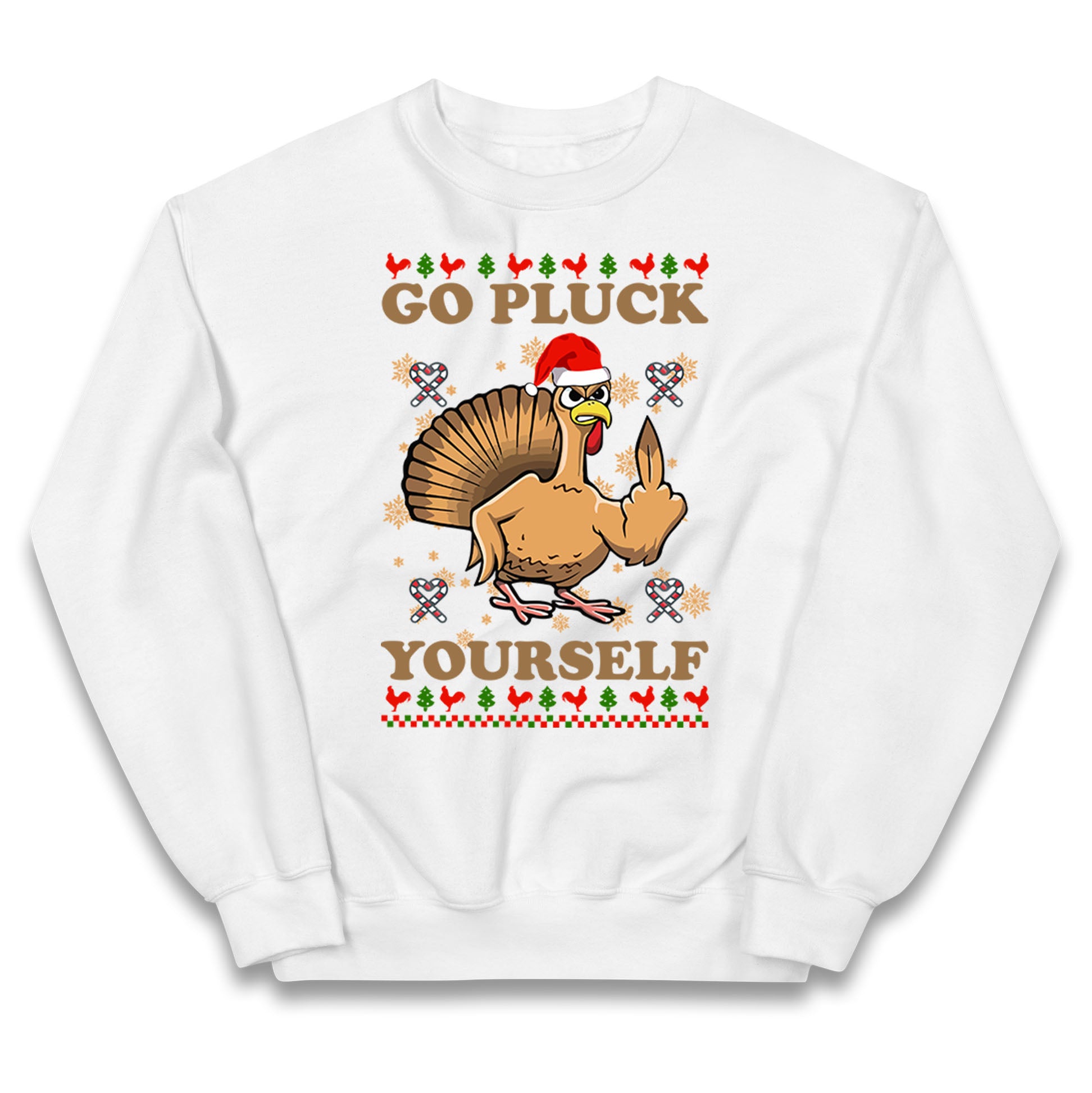 Christmas Go Pluck Yourself Funny Jumper