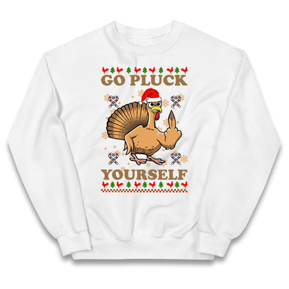 Christmas Go Pluck Yourself Funny Jumper