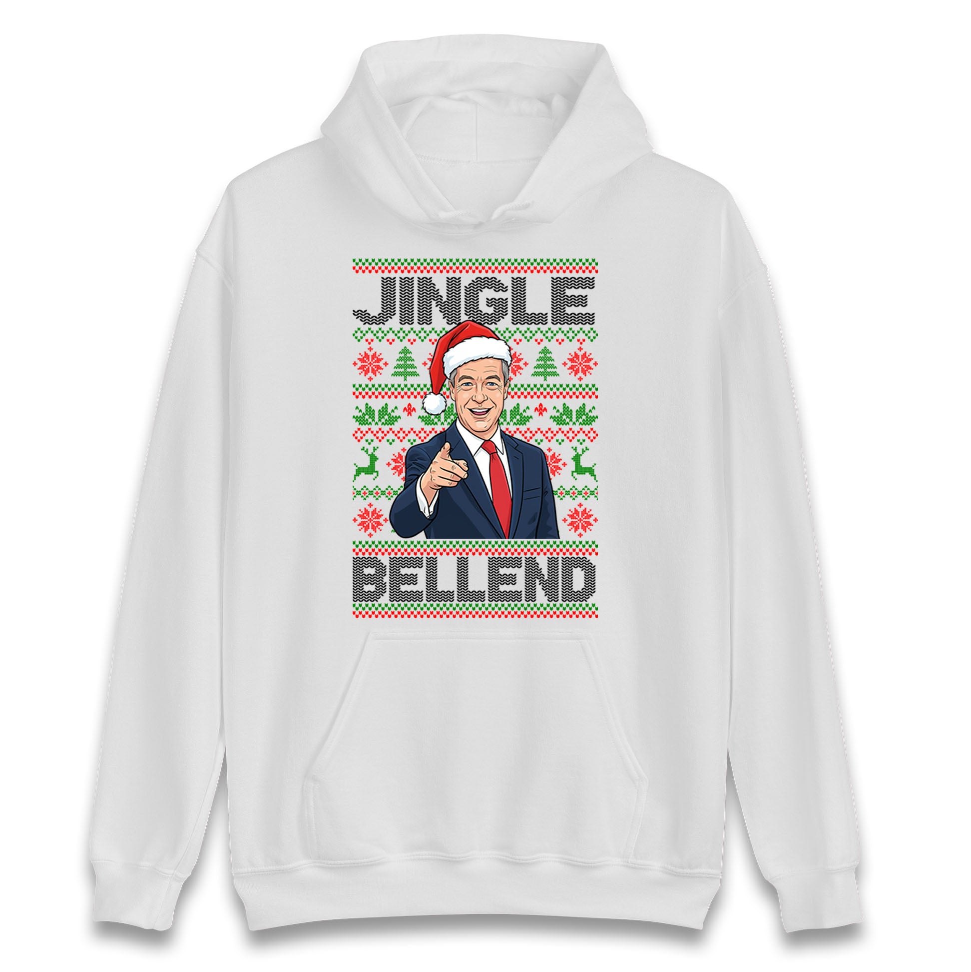 Nigel Farage Christmas Hoodie