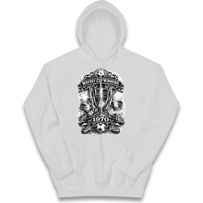 Retro Derby Watney Cup Winners 1970 Kids Hoodie