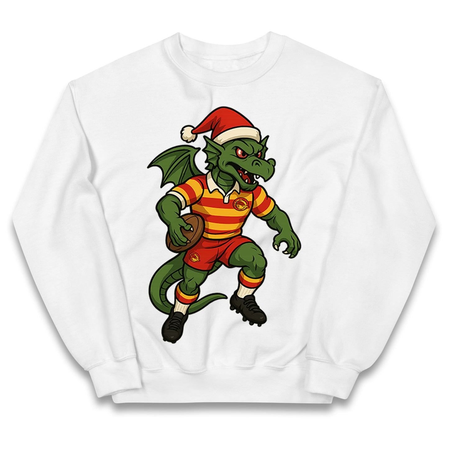 Catalans Dragons Christmas Kids Jumper