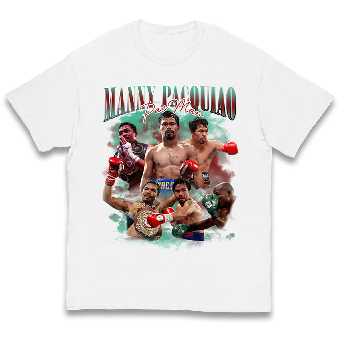 T-Shirt Manny Pacquiao Logo Homme - 100% Coton Manches Courtes, Confortable Et Doux, Idéal Pour Sport Et Casual