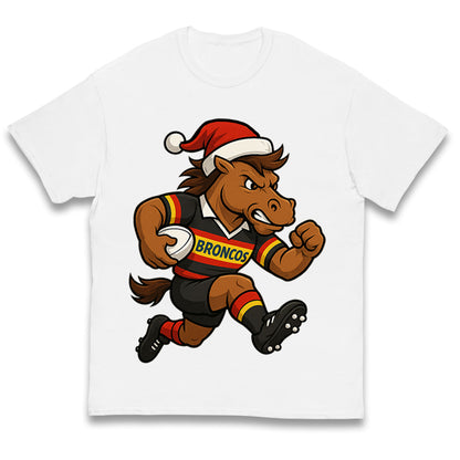 London Broncos Christmas Kids T Shirt