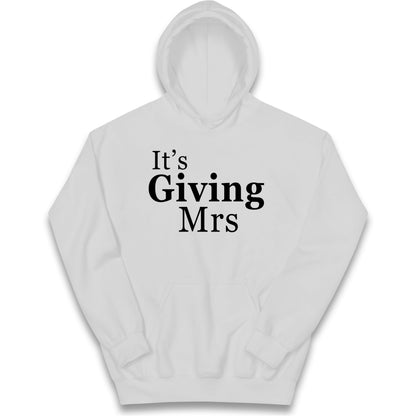 It’s Giving Mrs Kids Hoodie